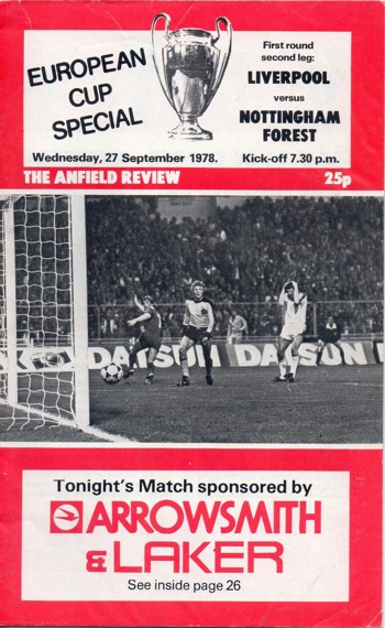 Match programme